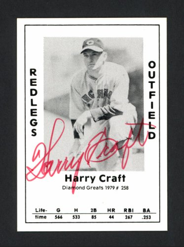 AUTOGRAPHED HARRY CRAFT Houston Colt 45s 8x10 Photo - Main Line