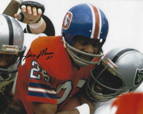Denver Broncos Haven Moses Autographed Signed Jersey Jsa Coa