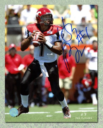 Henri Burris Calgary Stampeders Autographed Signed CFL 8x10 Photo
