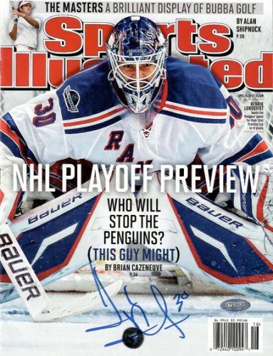 lundqvist signed jersey