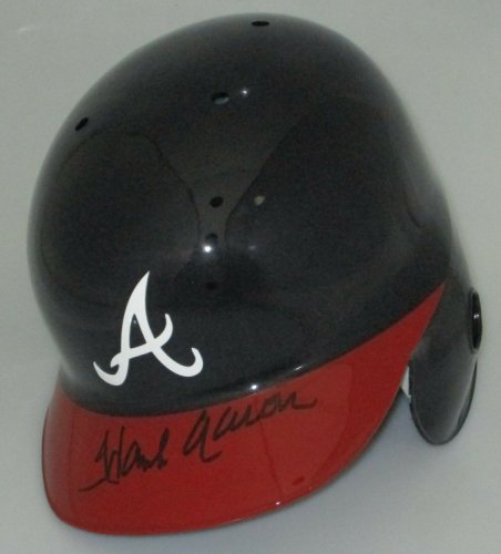 Henry Hank Autographed Signed Atlanta Braves Hall Of Famer Aaron Full Size Helmet Auto - JSA