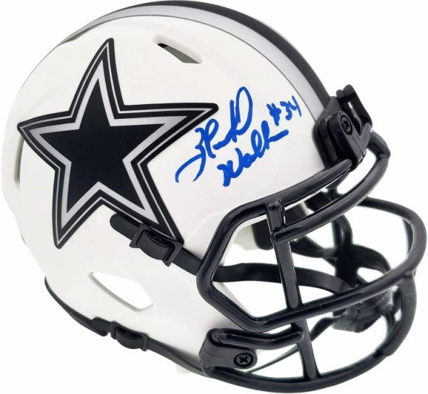 Herschel Walker Autographed Dallas Cowboys Flash Blue Full Size