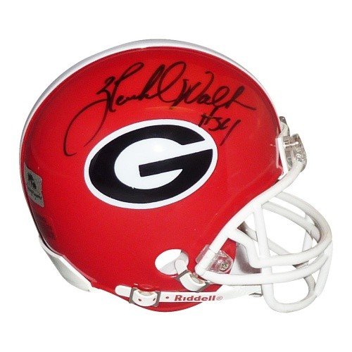Herschel Walker Autographed Signed Bulldogs Mini Helmet