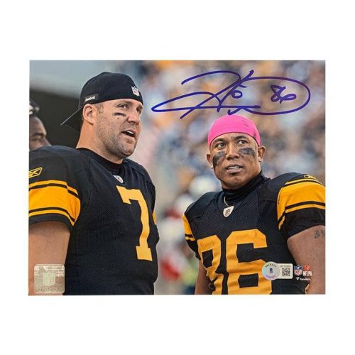 Hines Ward Autographed Signed Pittsburgh Steelers with Ben Roethlisberger 8x10 Photo