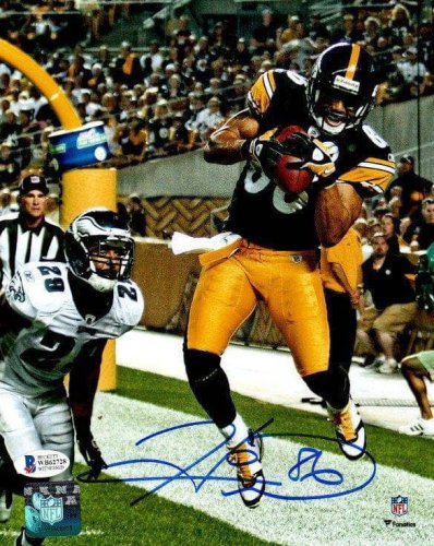 Hines Ward Autographed Signed TD Catch Vs. Eagles 8x10 Photo