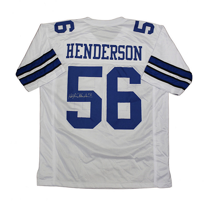Hollywood Henderson Autographed Signed Dallas Cowboys White Jersey