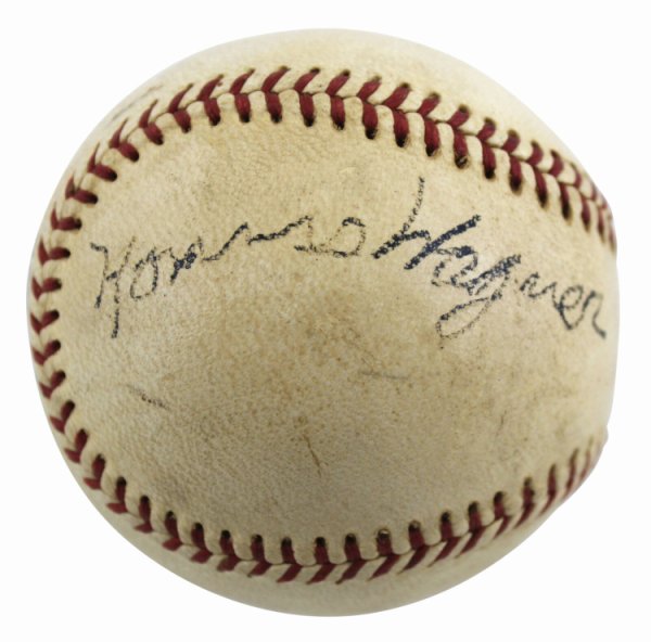 Honus Wagner Autographed Signed Pirates Authentic Warren Giles Onl Baseball JSA