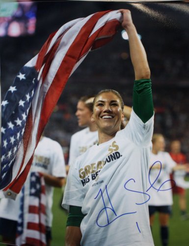 Hope Solo Autographed Signed Usa Soccer 16X20 Photo - Autographs