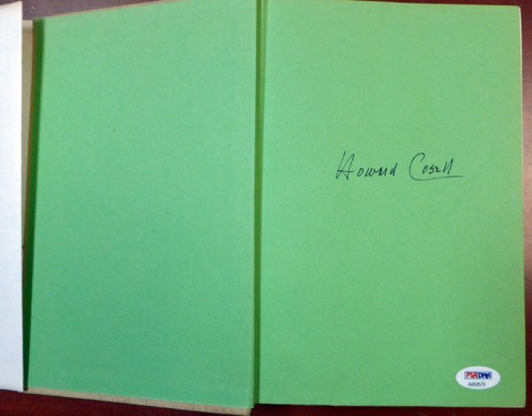 Howard Cosell Autographed Signed Book PSA/DNA