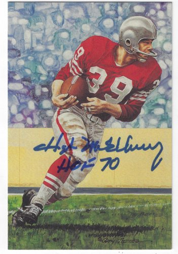 Hugh Mcelhenny Autographed Signed San Francisco 49Ers Goal Line Art Card -  Autographs