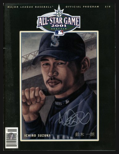 Ichiro Autographed Signed 2001 All Star Game Program Seattle Mariners Is Holo #197523