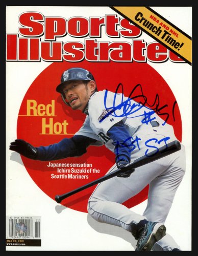 Ichiro Autographed Signed Sports Illustrated Magazine Seattle Mariners 1St Si Is Holo