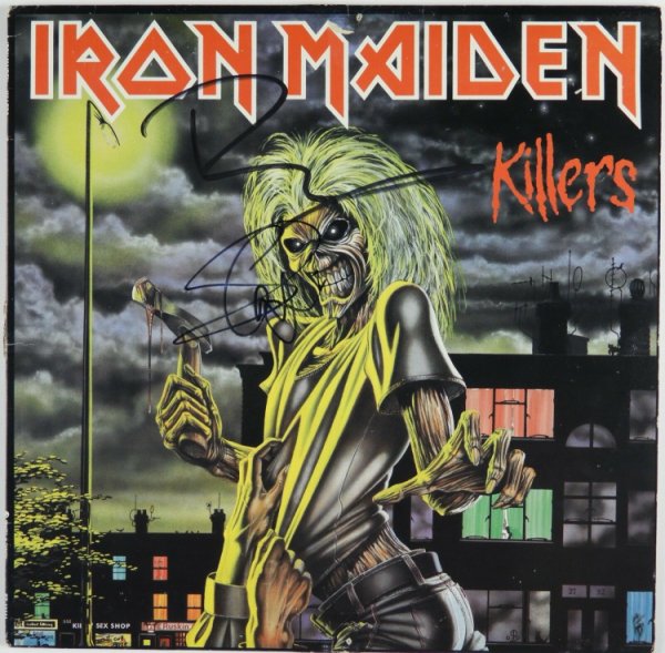 Steve Harris Signed Iron Maiden Killers Eddie Funko Pop Vinyl Figure w//JSA COA