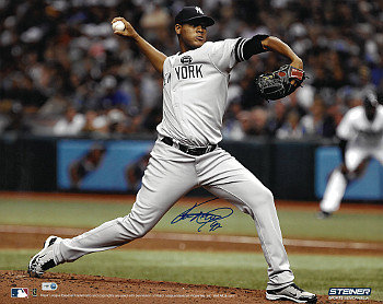 Ivan Nova Autographed Signed New York Yankees 16x20 Photo (horizontal pitching)- MLB Hologram