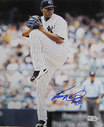 Ivan Nova Autographed Signed New York Yankees 8X10 Photo (vertical pitching)- MLB Hologram