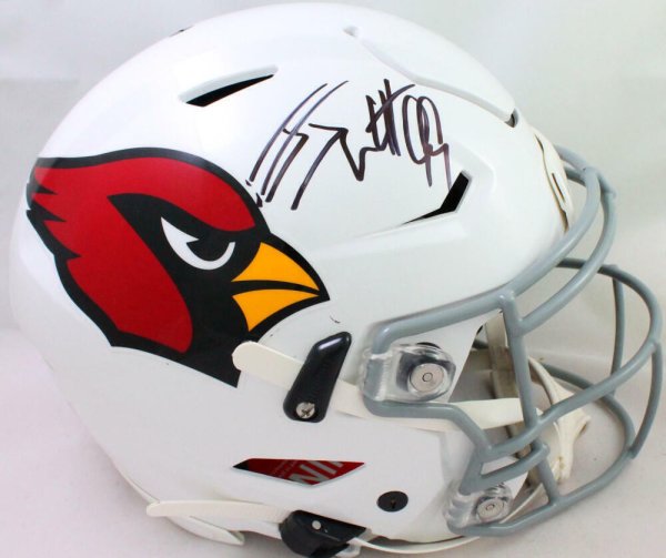 J.J. Watt Autographed Signed Arizona Cardinals F/S Speedflex Helmet - JSA W Auth Black