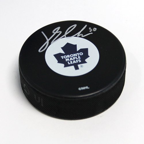 MITCH MARNER Signed TORONTO MAPLE LEAFS Logo Hockey Puck with COA
