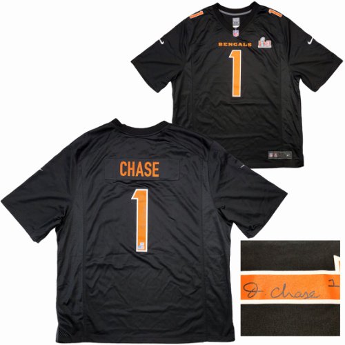 jamarr-chase-framed-autographed-orange-jersey – Midwest Memorabilia