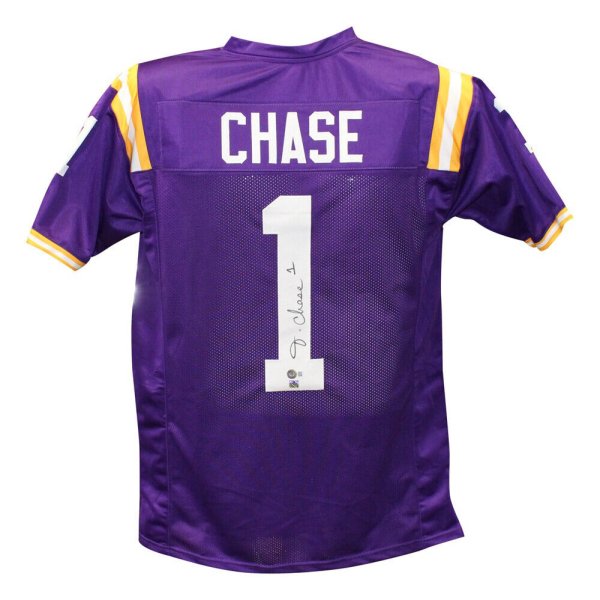 ja marr chase signed jersey