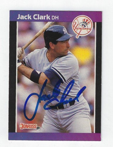 Jack Clark Autographed Signed San Francisco Giants 1983 Donruss Card -  Autographs