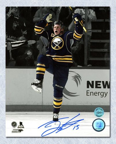 Jack Eichel Buffalo Sabres Autographed Signed First NHL Game & Goal 8x10 Photo