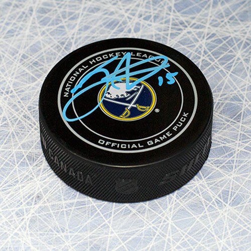 Jack Eichel Buffalo Sabres Autographed Signed Official NHL Game Hockey Puck