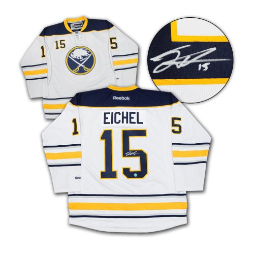 Jack Eichel Buffalo Sabres Autographed Signed White Reebok Premier Hockey Jersey