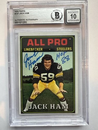 Jack Ham Penn State,steelers Jsa/coa Signed Football - Autographed College  Footballs at 's Sports Collectibles Store