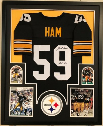 steelers framed jersey