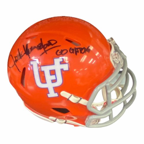 Jack Youngblood Autographed Florida Gators Riddell Replica Full Size White  Throwback Helmet CHOF 92 - JSA Authentic