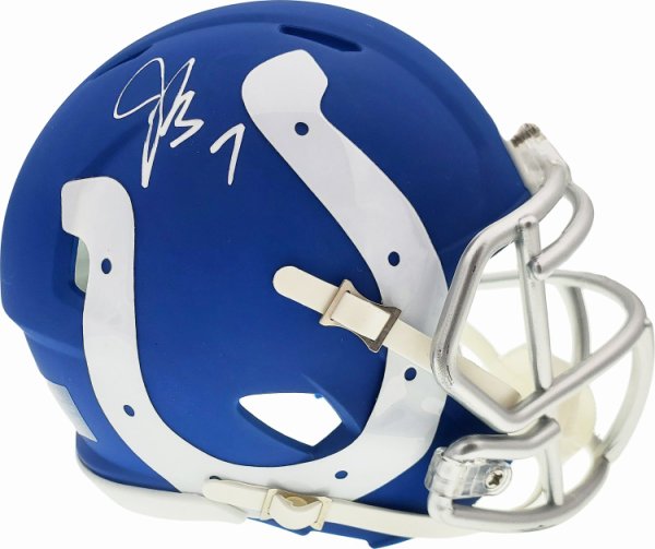 Jacoby Brissett Autographed Signed Indianapolis Colts Amp Speed Mini Helmet Beckett Beckett