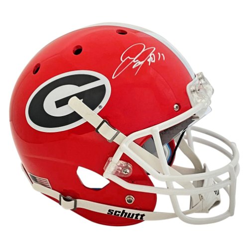 Georgia Bulldogs Jake Fromm Autographed Custom Red Jersey Beckett