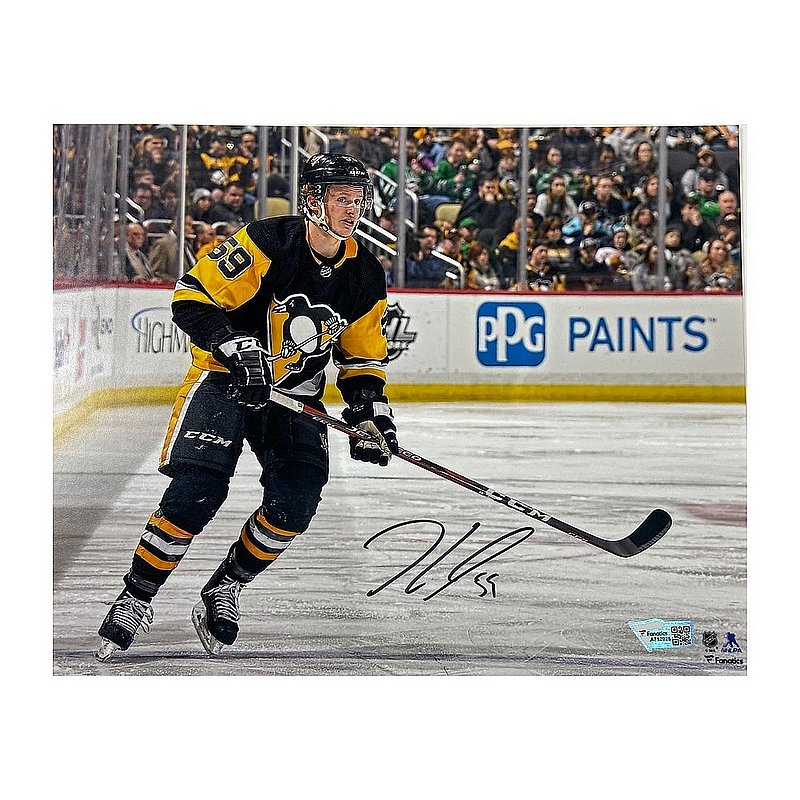 Framed Jake Guentzel Pittsburgh Penguins Autographed White Adidas