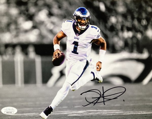 Jalen Hurts Philadelphia Eagles Fanatics Authentic Autographed 11 x 14  Spotlight Photograph - Limited Edition of 21