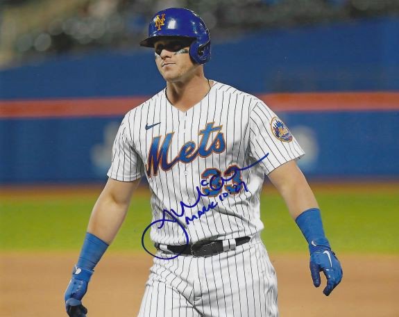 James McCann Signed New York Mets Jersey (Beckett COA) 2019 All