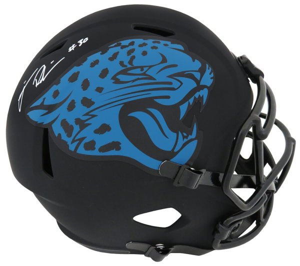 James Robinson Autographed Signed Jacksonville Jaguars Eclipse Riddell Full Size Speed Replica Helmet (Fanatics)