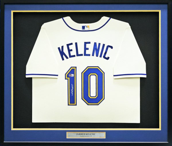 Jarred Kelenic Signed Seattle Mariners Custom Style Jersey (PSA