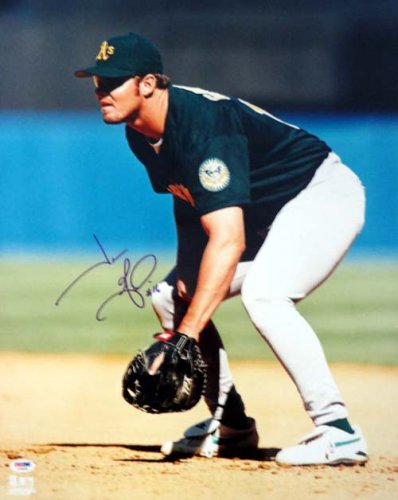 Jason Giambi Autographed Oakland Athletics Custom White Baseball