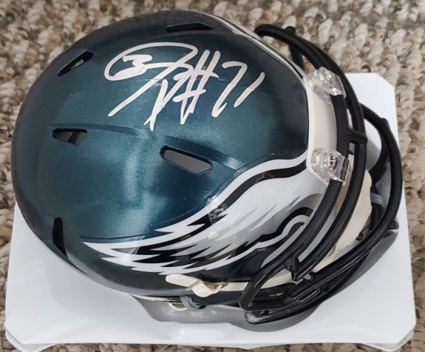 Philadelphia Eagles Jason Peters Autographed Pro Style Black