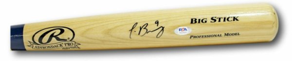 javier baez autographed baseball