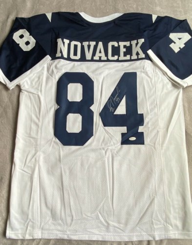 jay novacek signed jersey