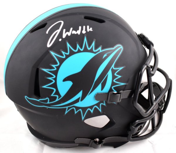 Jaylen Waddle Signed Miami Dolphins NFL Flash Mini Helmet