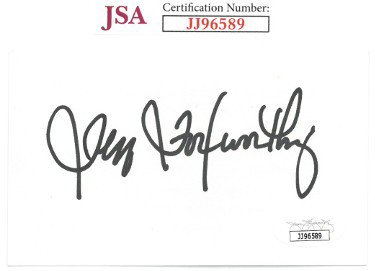 Jeff Foxworthy Autographed Signed 3x5 Index Card- JSA #JJ96589 (Comedian/Blue Collar Comedy)
