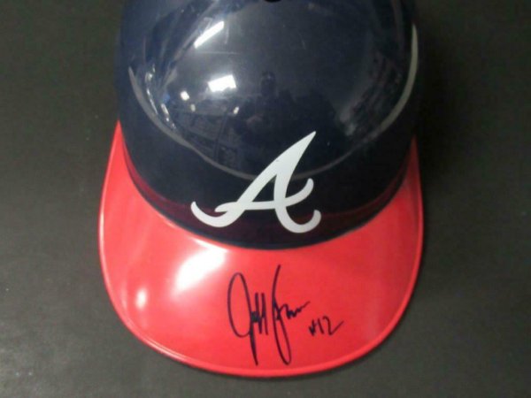 Jeff Francoeur Autographed Signed Braves Batting Helmet Autograph Auto PSA/DNA