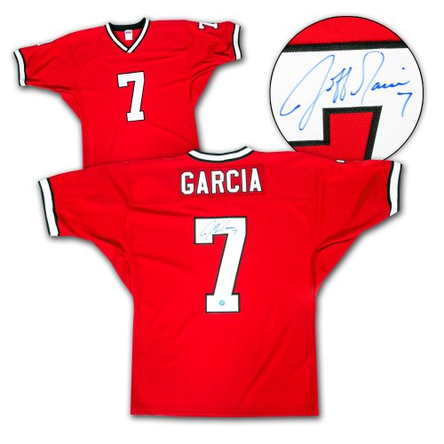 Jeff Garcia Calgary Stampeders Autographed Signed Custom CFL Football Jersey