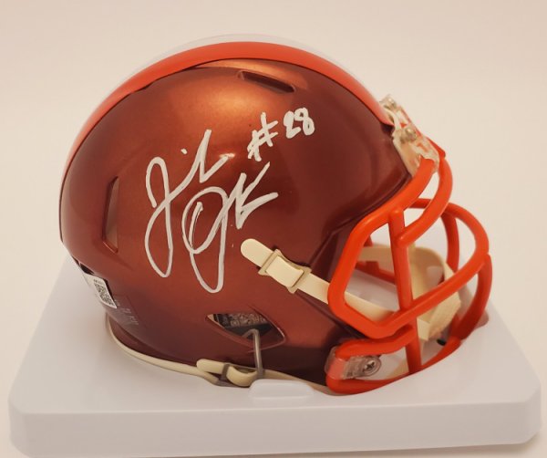 Jeremiah Owusu-Koramoah Cleveland Browns Autographed Riddell Speed Mini  Helmet