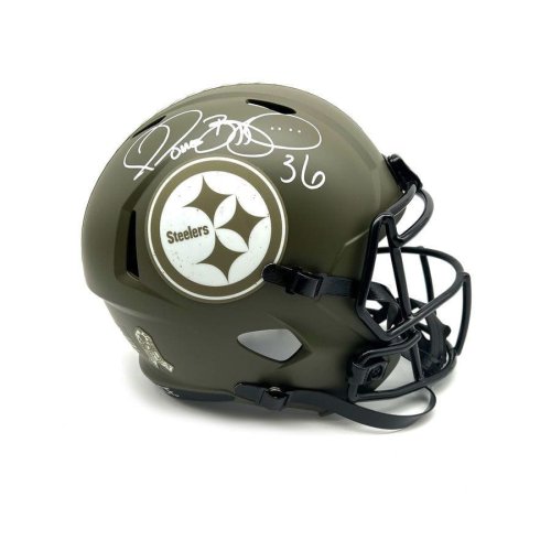 Jerome Bettis Autographed Pittsburgh Steelers Riddell Authentic Matte -  Famous Ink