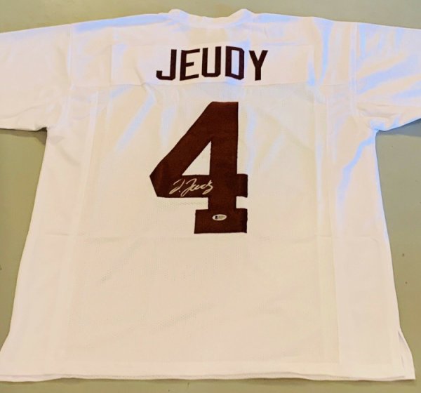 jerry jeudy signed jersey
