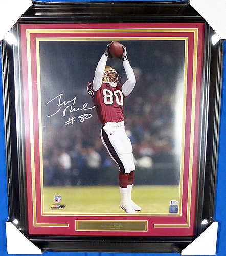 jerry rice autographed jersey