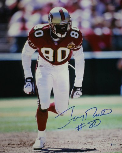 jerry rice signed football